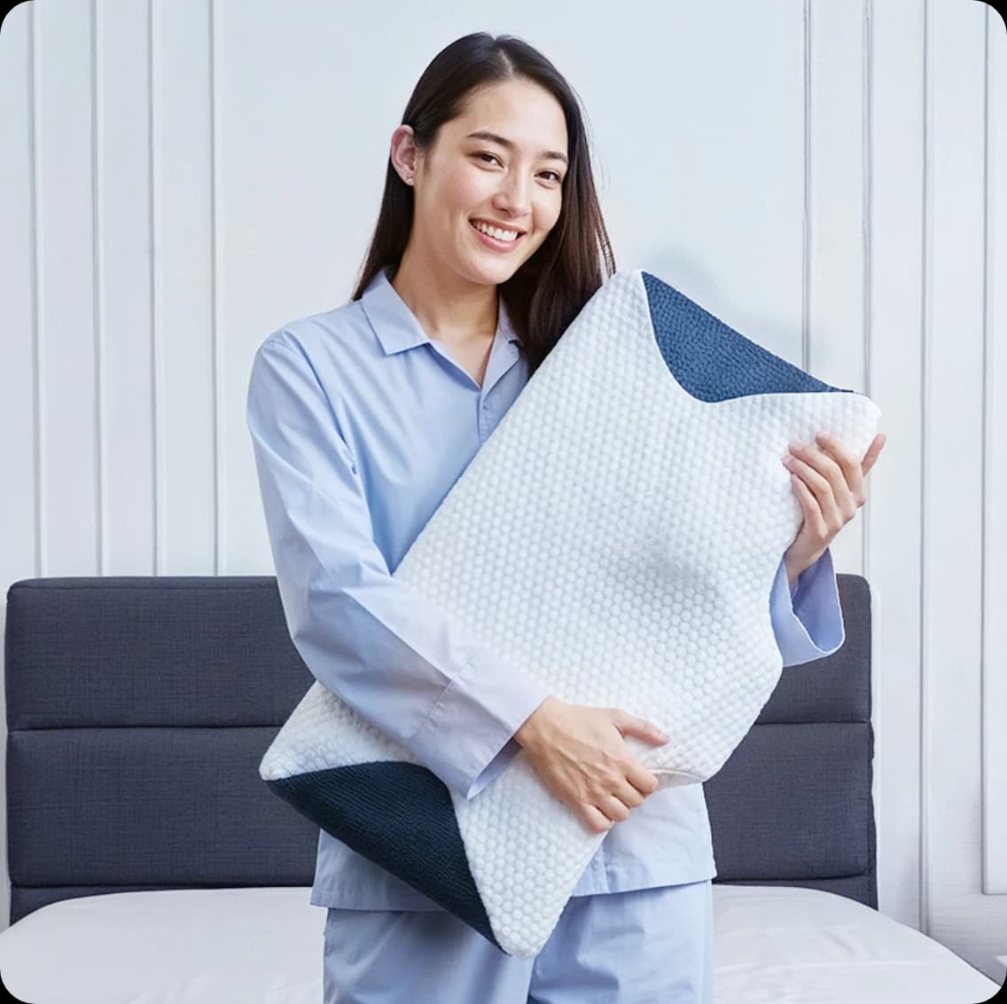 Lunio HyperCool 工學護頸枕 — 輕鬆入眠