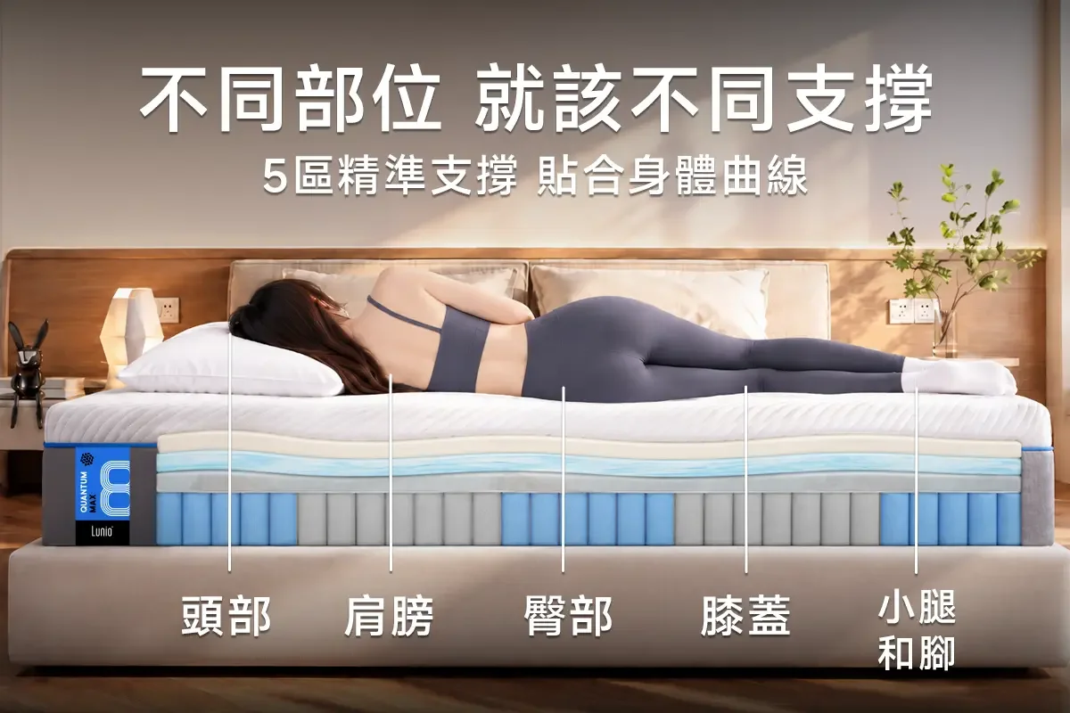 Quantum Max 高碳錳乳膠獨立筒床墊 5