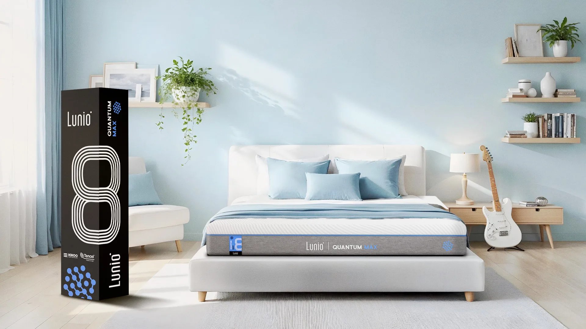 石墨烯床墊優缺點、功效如何?能幫助睡眠嗎? Lunio Quantum Max 高碳錳乳膠獨立筒床墊