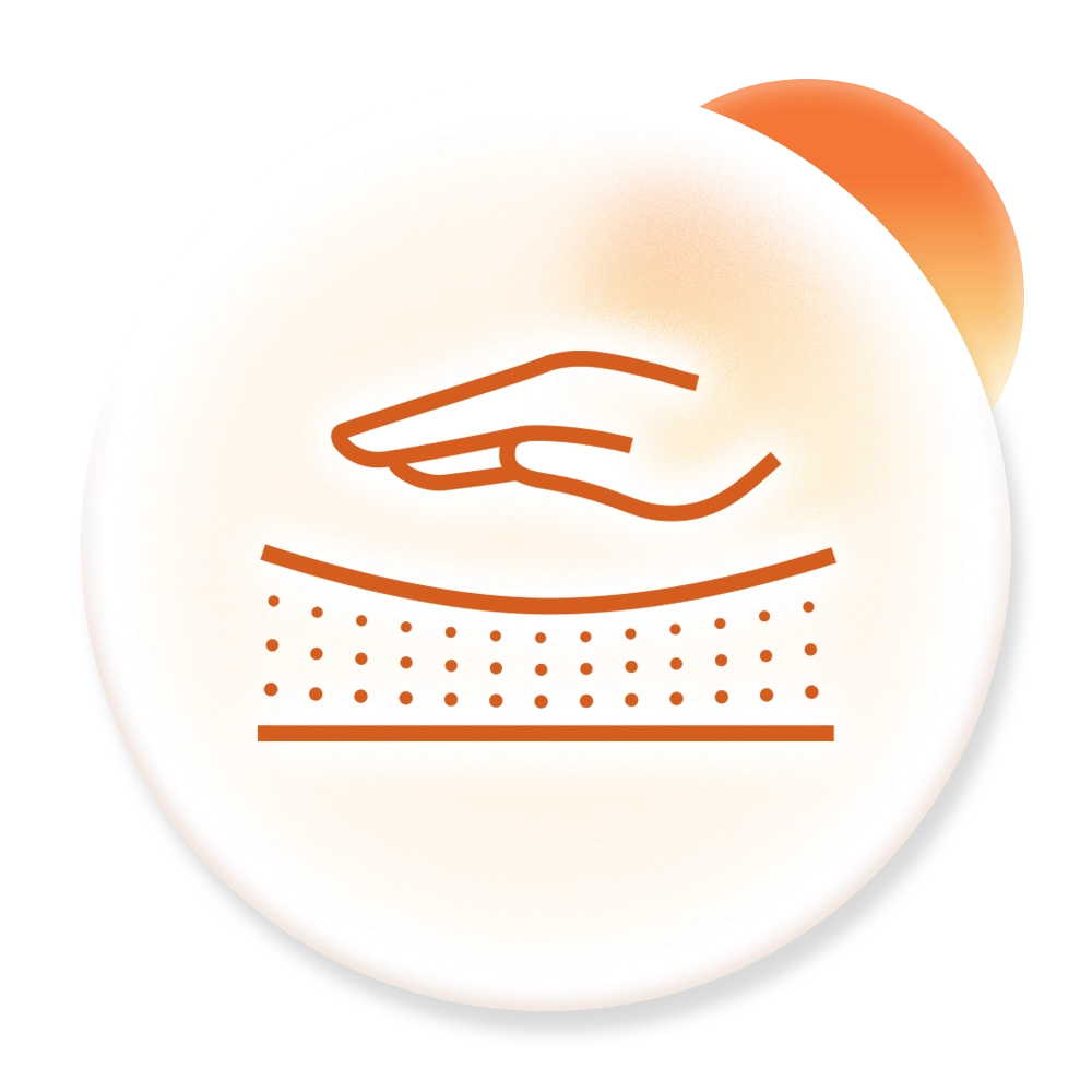 sunset icon 扎實服貼，軟硬適中