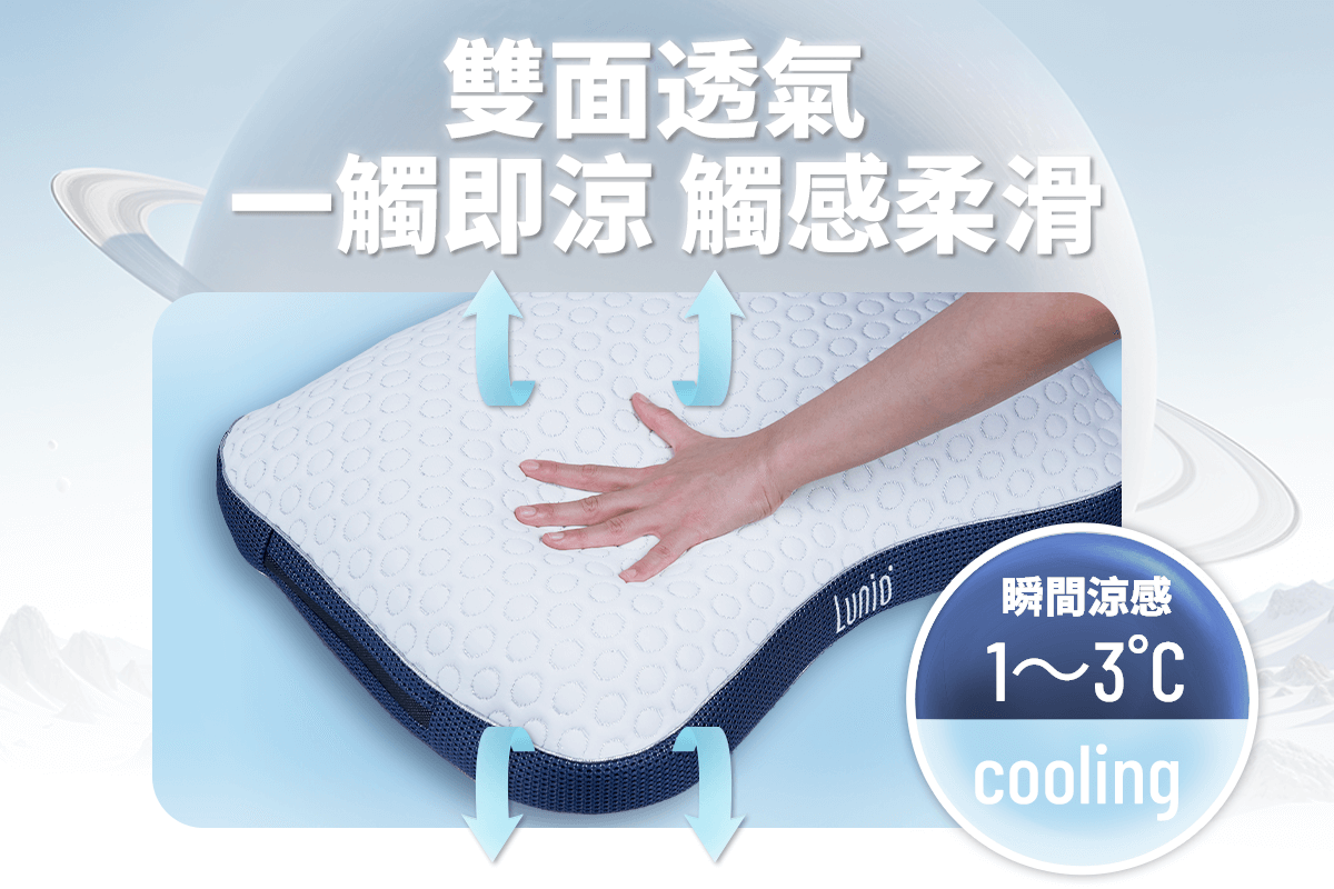 Lunio IceFit Smart Curve 智能涼感護頸枕